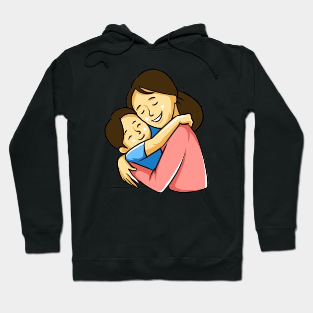 Hug Mother Hoodie by fromherotozero